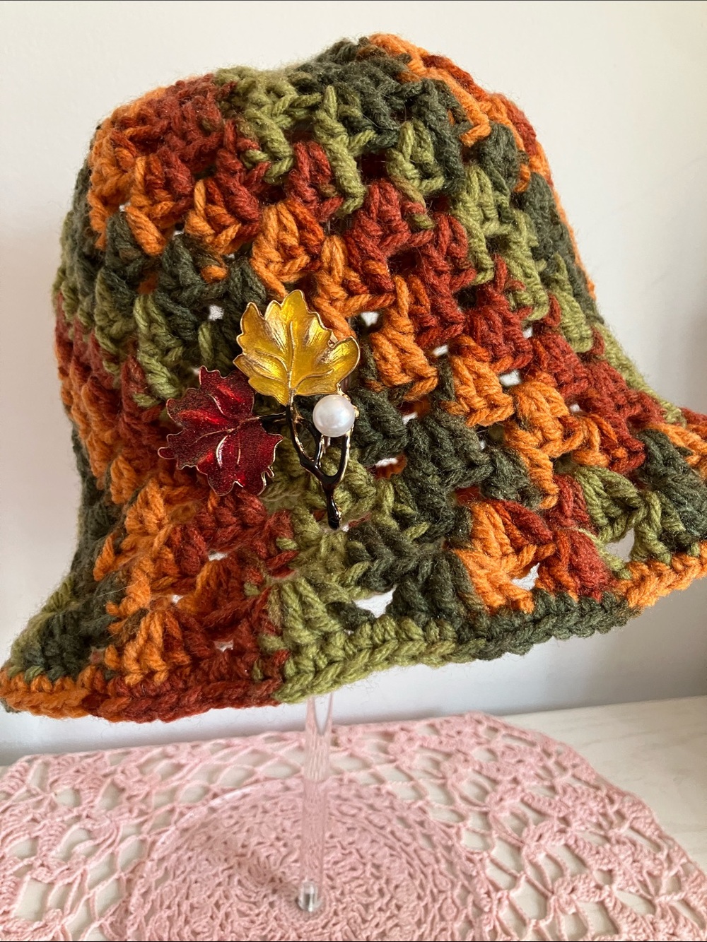 NWOTS! Handmade Crochet Bucket Hat